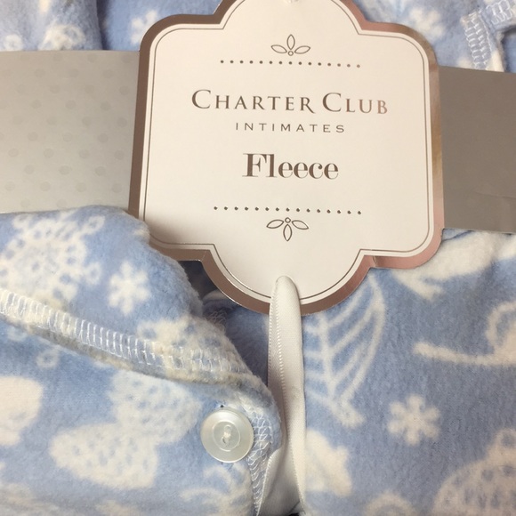 NEW Charter Club Women's Fleece Christmas Pj Set - Picture 4 of 6
